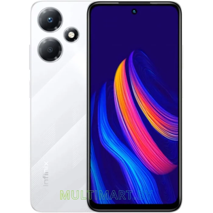 Смартфон Infinix Hot 30 Play NFC 8GB/128GB (кристально-белый)